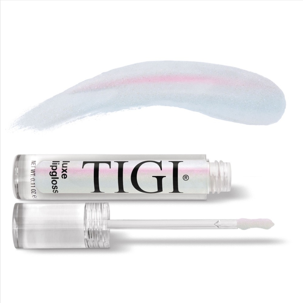 TIGI Pink Iridescent Luxe Lipgloss QUEEN BEE